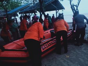 1 Wisatawan Tewas-2 Hilang Terseret Ombak di Pantai Batu Gong Sultra