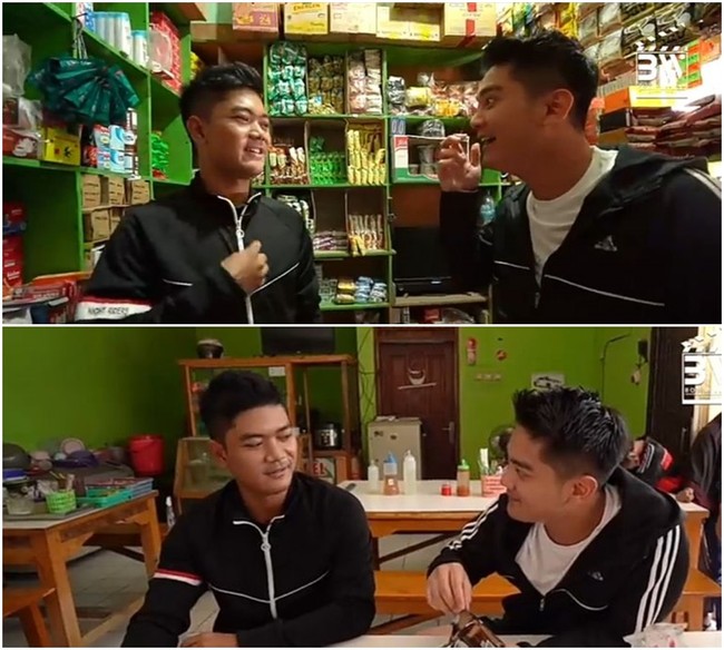 Sosok pria bernama Andi yang satu ini sempat menghebohkan publik karena digadang-gadang memiliki kemiripan dengan host dan juga YouTuber Boy William. Melalui video di channel YouTube milik Boy William, keduanya bahkan sempat bertemu secara langsung. Foto: YouTube/Boy William