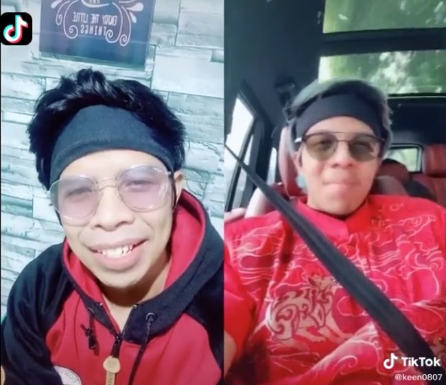 Selanjutnya ada Atta Halilintar yang ternyata juga memiliki kembaran. Pemilik akun TikTok @keen0807 dan Atta bahkan pernah membuat video duet bareng. Sama-sama mengenakan kacamata dan ikat kepala, keduanya mirip nggak nih? Foto: TikTok/@keen0807