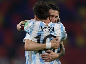 Di Maria Bersyukur Bisa Bertahun-tahun Main Bareng Messi di Argentina