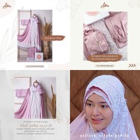 Penampilan memakai mukena itu rupanya karena Amanda yang sukses berbisnis skincare kini mencoba bisnis baru, terkait busana muslim. Dia mulai berbisnis mukena pada April 2021. Foto: Dok. Instagram @amandamanopomukena.