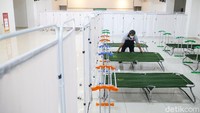Nantinya sejumlah petugas juga akan disiagakan di GOR tersebut.