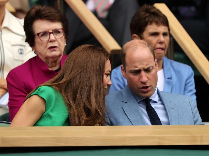 Kate Middleton dan Pangeran William di Wimbledon 2021 Kate Middleton dan Pangeran William di Wimbledon 2021