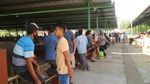 Pasar Ternak Kudus Ramai di Tengah PPKM Darurat