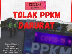 Beredar Ajakan Aksi Tolak PPKM Darurat di Kediri