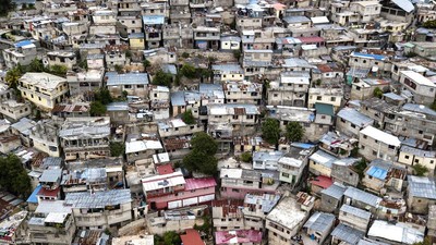 Potret Permukiman Padat di Haiti