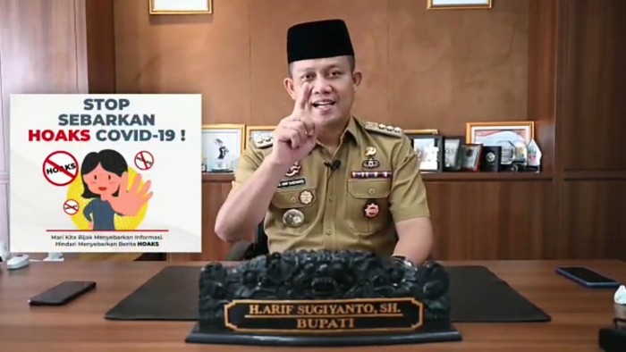 Sebut Orang Tak Percaya COVID-19 Sesat, Bupati Kebumen Viral di Medsos