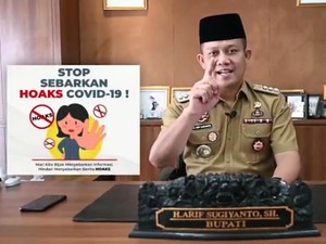 Sebut Orang Tak Percaya COVID-19 Sesat, Bupati Kebumen Viral di Medsos