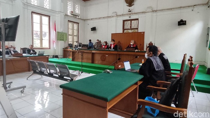 Sidang tuntutan penyuap Nurdin Abdullah, Agung Sucipto (Hermawan/detikcom).
