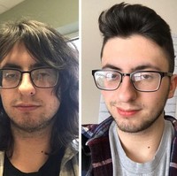 “Rambut baru, diriku yang baru,” begitu tulis pengguna Reddit ini pada caption fotonya. Foto: Dok. Reddit