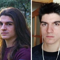 Gondrong atau pendek, pria ini tetap terlihat tampan. Tapi potongan rambut barunya membuat wajahnya jauh lebih muda. Foto: Dok. Reddit