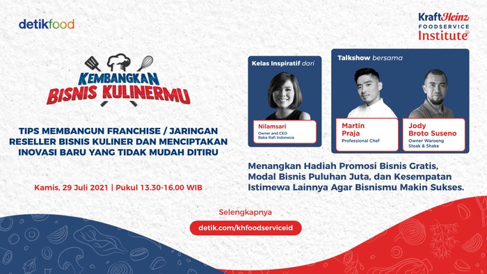 Webinar ‘KEMBANGKAN BISNIS KULINERMU’