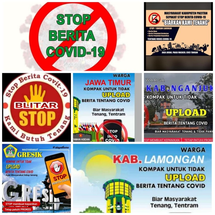 Beredar Pesan Tidak Menyebar Berita COVID di Jatim, Kominfo Pastikan Hoaks