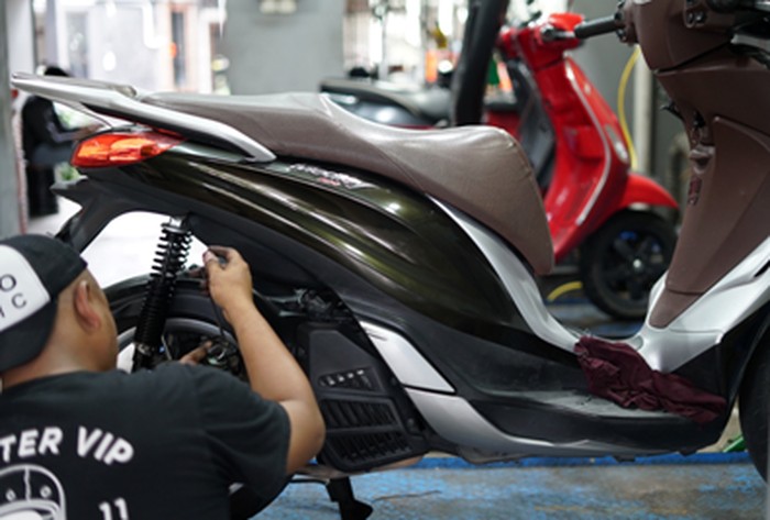 Cara merawat motor skutik selama masa PPKM Darurat