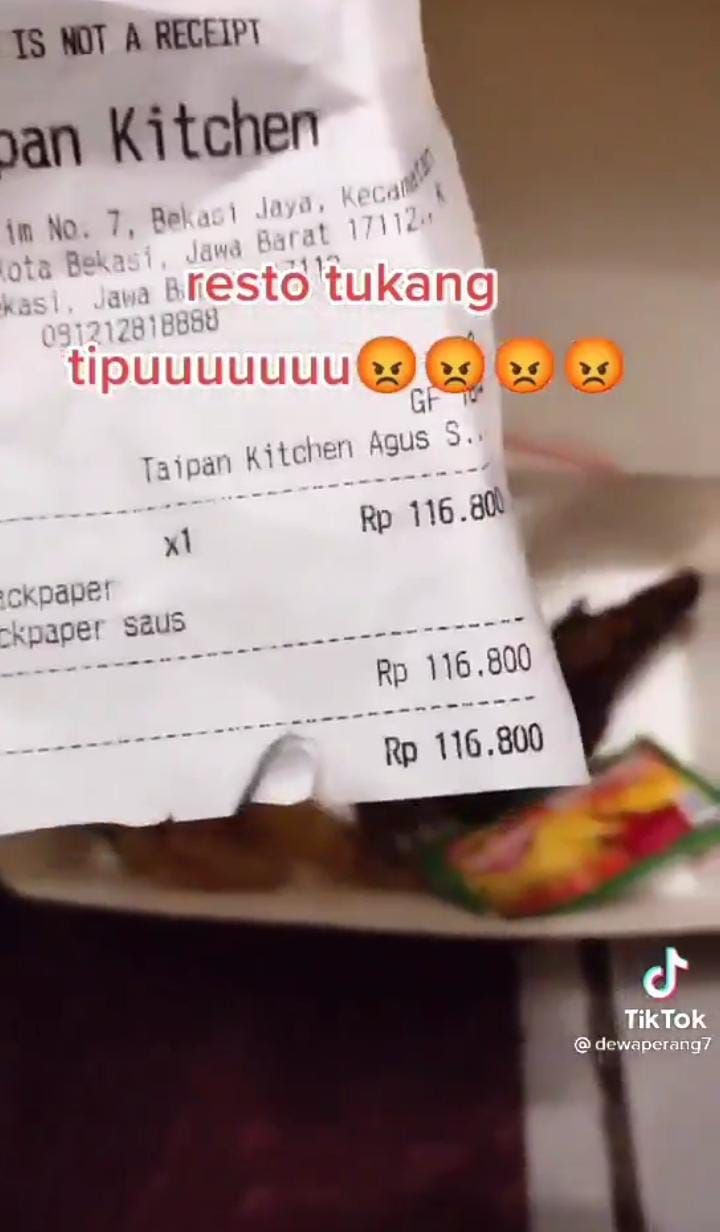 Pesanan Steak Tak Sesuai, Harga Rp 116 Ribu Cuma Seukuran Saus Sachet!