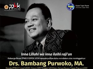 Terpapar COVID-19, Dosen UGM Bambang Purwoko Meninggal Dunia