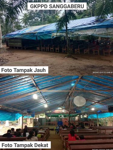 Gereja beratap terpal di Aceh Singkil (Dokumen Forum Cinta Damai Aceh Singkil (Forcidas))