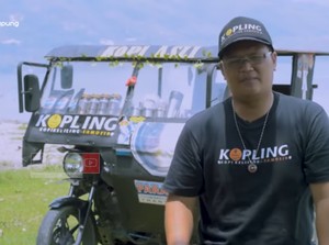 Mantan Juara Bartender Indonesia Kini Jualan Kopi Keliling Pakai Becak Motor