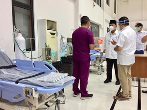 Prabowo Cek Pusdiklat Jemenhan & Pusbahasa untuk Jadi RS Darurat Corona