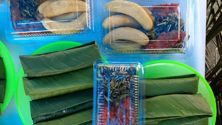 Papeda bungkus dari Papua