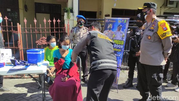 polresta sidoarjo vaksinasi