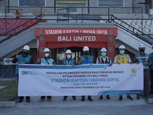 Stadion I Wayan Dipta Dipasangi Listrik 240 Ribu VA Sambut Piala Dunia