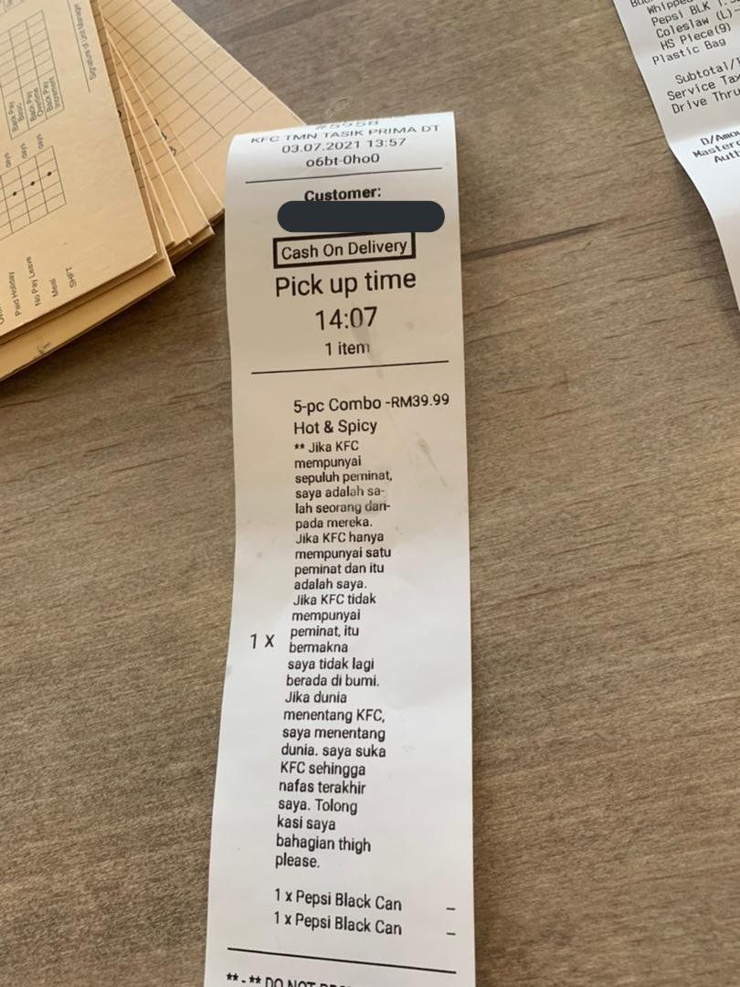 Bucin Maksimal, Pria Ini Sebut Tak Bisa Hidup Tanpa KFC