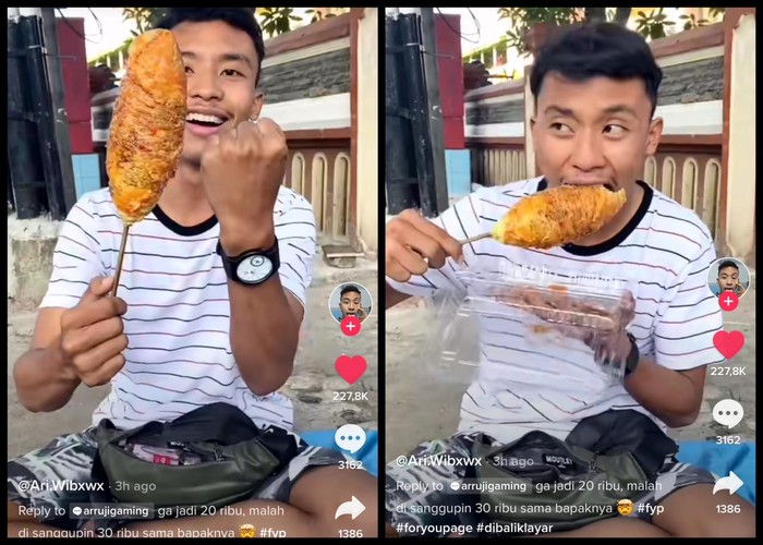 Eksperimen Jajan Telur Gulung Rp 30 Ribu, Netizen Ini Kaget Lihat Ukurannya! Eksperimen Jajan Telur Gulung Rp 30 Ribu, Netizen Ini Kaget Lihat Ukurannya!