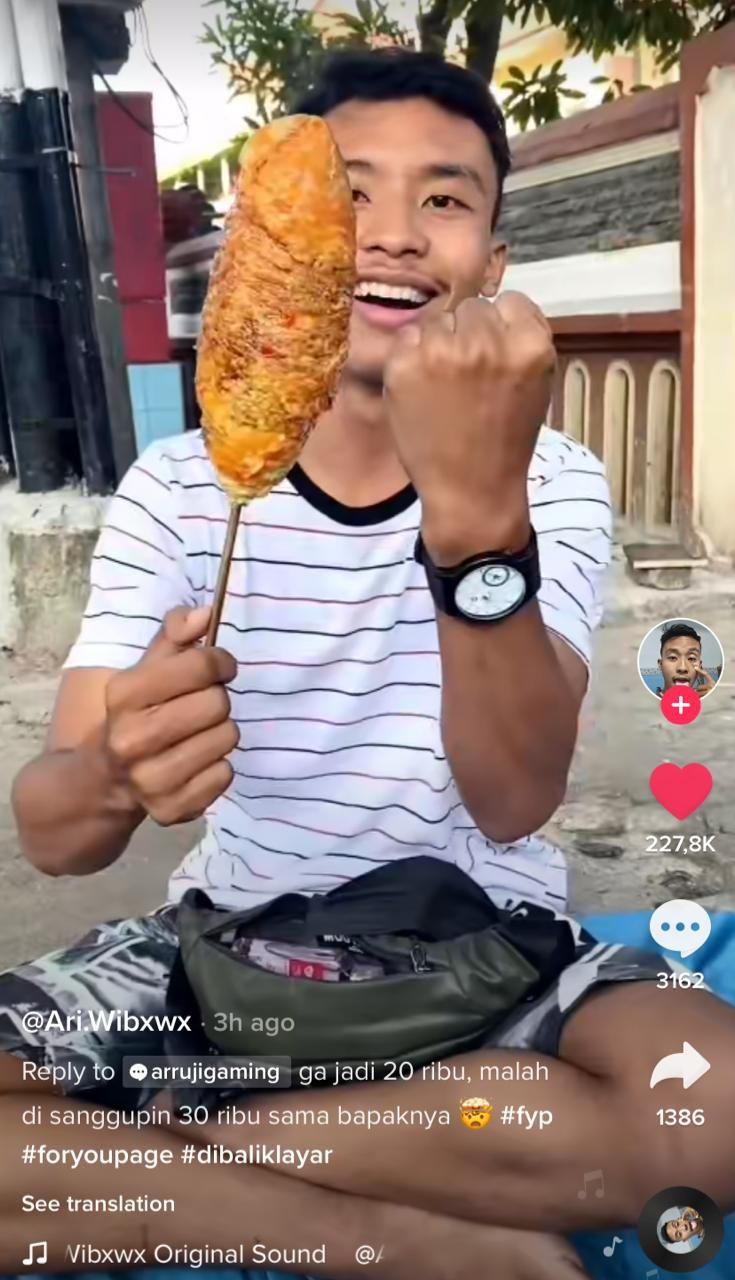 Eksperimen Jajan Telur Gulung Rp 30 Ribu, Netizen Ini Kaget Lihat Ukurannya!