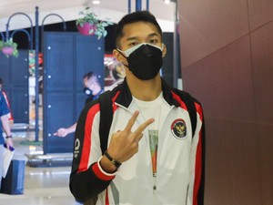 Jonatan Christie Enjoy Latihan di Kumamoto