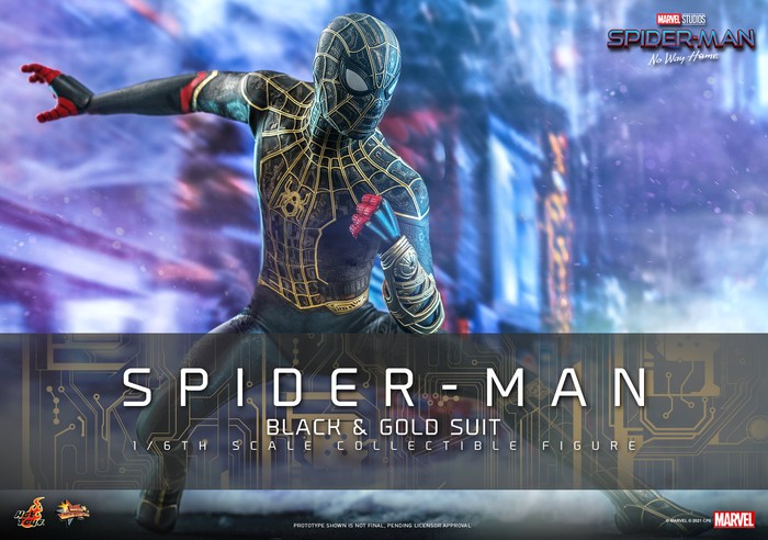 Kostum baru Spider-Man terungkap lewat mainan action figure.