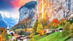 Yang Segar-segar dari Swiss, Lembah Lauterbrunnen