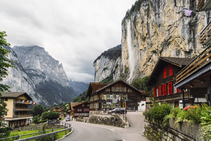 Lembah Lauterbrunnen Lembah Lauterbrunnen