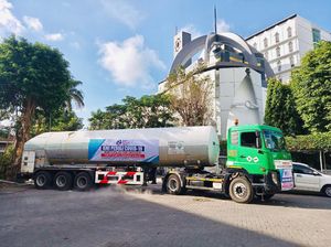 UGM Salurkan Bantuan 19 Ton Oksigen untuk RSUP Dr Sardjito