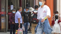 Biro statistik mengungkap walau ekonomi negara mulai pulih dengan baik pada semester I 2021, namun ketidakpastian eksternal membuat pemulihan domestik tidak merata. AP Photo/Andy Wong.