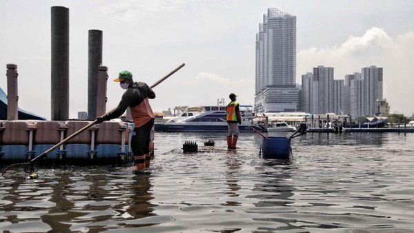 Satelit dan sensor berbasis darat mencatat sebagian Jakarta Utara mengalami penurunan puluhan milimeter per tahun. Pradita Utama/detikcom. Satelit dan sensor berbasis darat mencatat sebagian Jakarta Utara mengalami penurunan puluhan milimeter per tahun. Pradita Utama/detikcom.