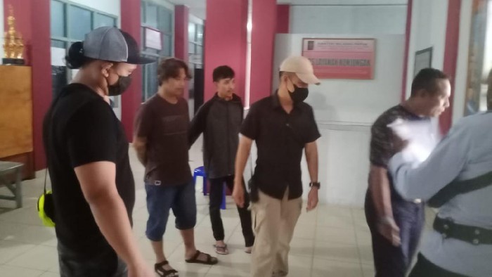 Polisi membekuk 2 napi di Lapas Timika (Foto: dok Polres Mimika)