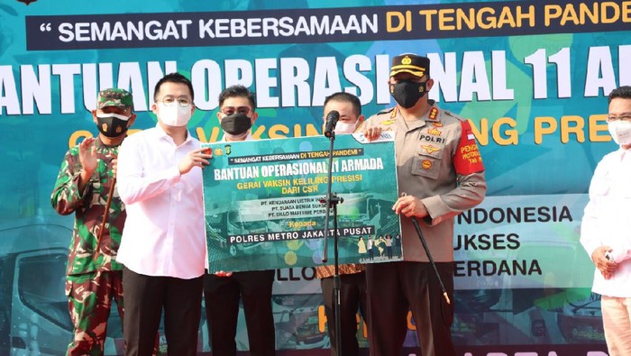 Polres Jakpus targetkan 3.750 orang divaksin per hari
