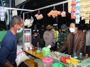 Satgas COVID-19 Lamongan Apresiasi PKL yang Taat PPKM Darurat