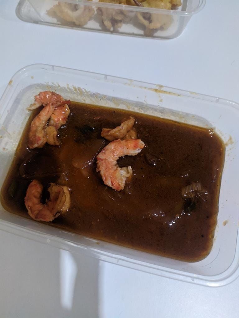Sedih! Udang Asam Manis Seharga Rp 40 Ribu Ini Hanya Berisi 4 Ekor