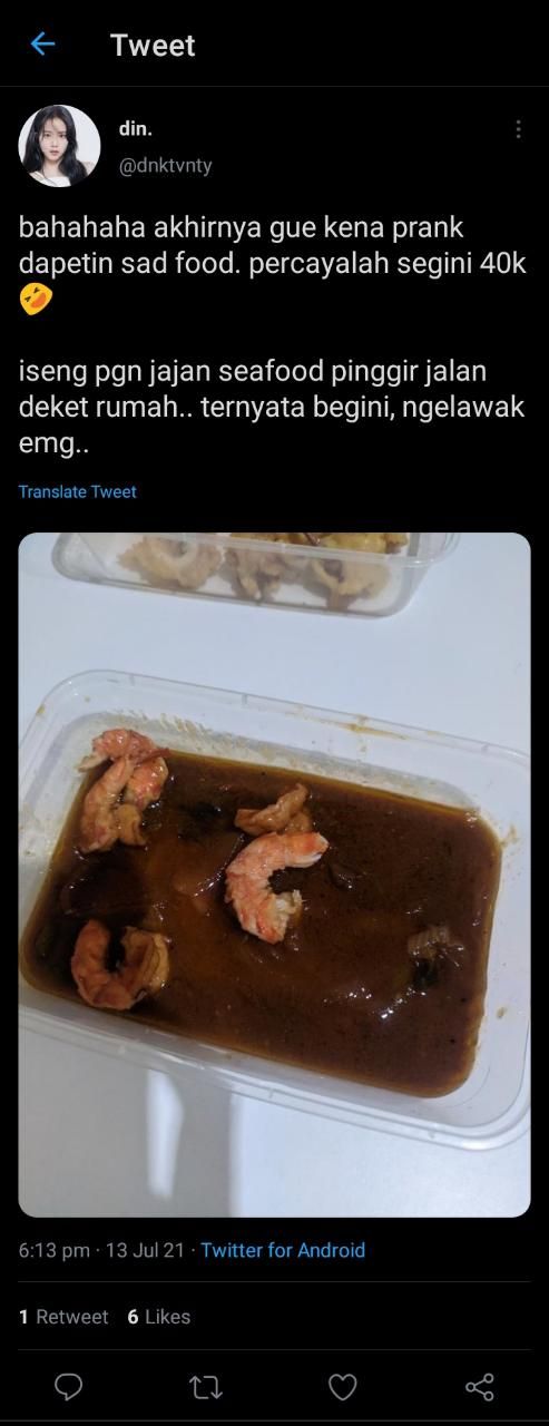 Sedih! Udang Asam Manis Seharga Rp 40 Ribu Ini Hanya Berisi 4 Ekor