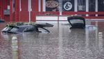Mobil-mobil Ini Jadi Korban Banjir di Belgia