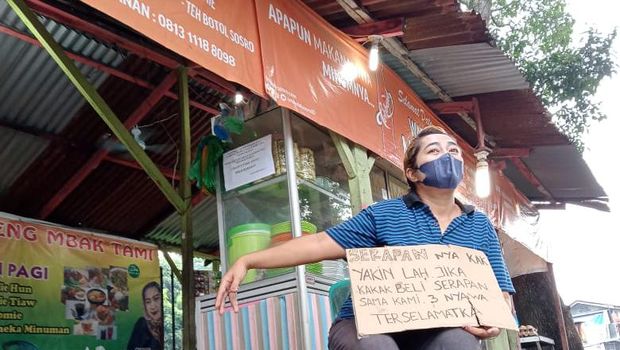 Pedagang nasi di Medan (dok. pribadi)