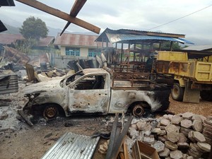 Pembakaran Rumah-Kios di Dogiyai Papua, 2 Anggota Paskhas AU Jadi Korban