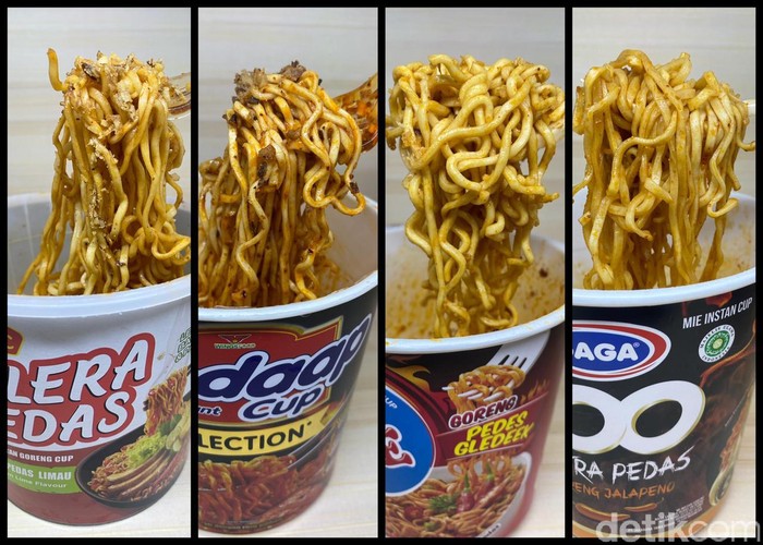4 Mie Goreng Pedas Cup di Minimarket, Mana yang Pedasnya Paling Nampol?