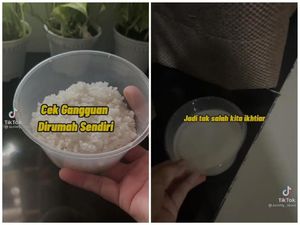 Periksa Gangguan Jin di Rumah, Netizen Ini Manfaatkan Garam Kasar dan Air