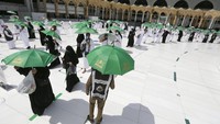 Jemaah haji Gelombang pertama telah tiba di Makkah pada Sabtu (17/7/2021). 