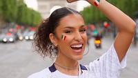 Potret Seksi Jessica Aidi, Dinikahi Verratti Setelah Italia Juara Euro 2020