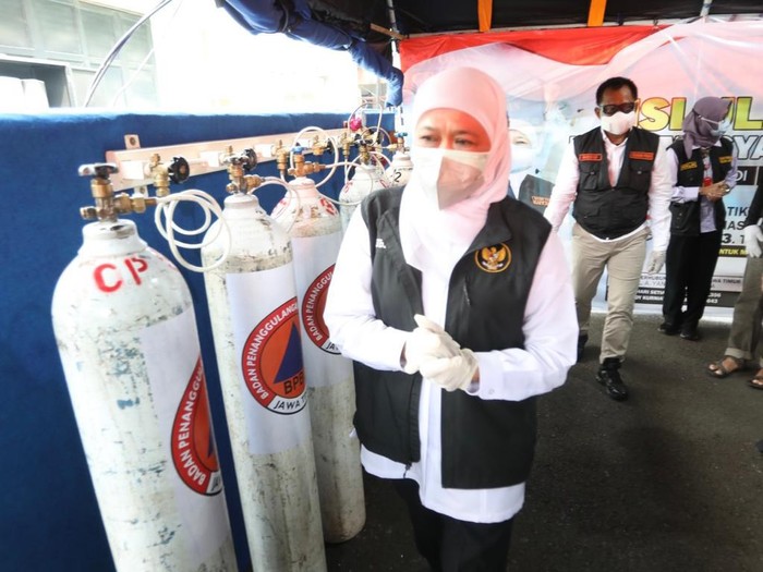 Pemprov Jatim Sediakan Isi Ulang Oksigen Gratis bagi Masyarakat yang Isoman