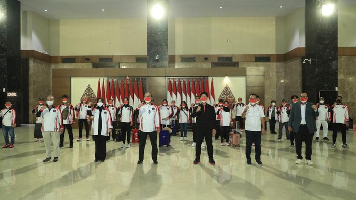 Kontingen Indonesia untuk Olimpiade Tokyo.